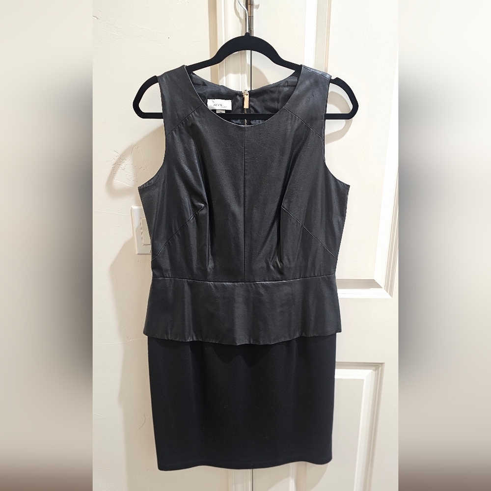 Black Peplum Dress